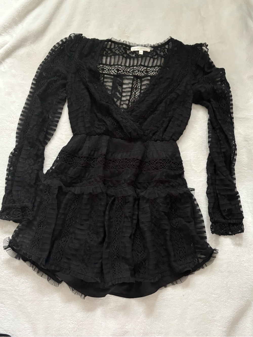 Love Shack Fancy Lace Mini Dress